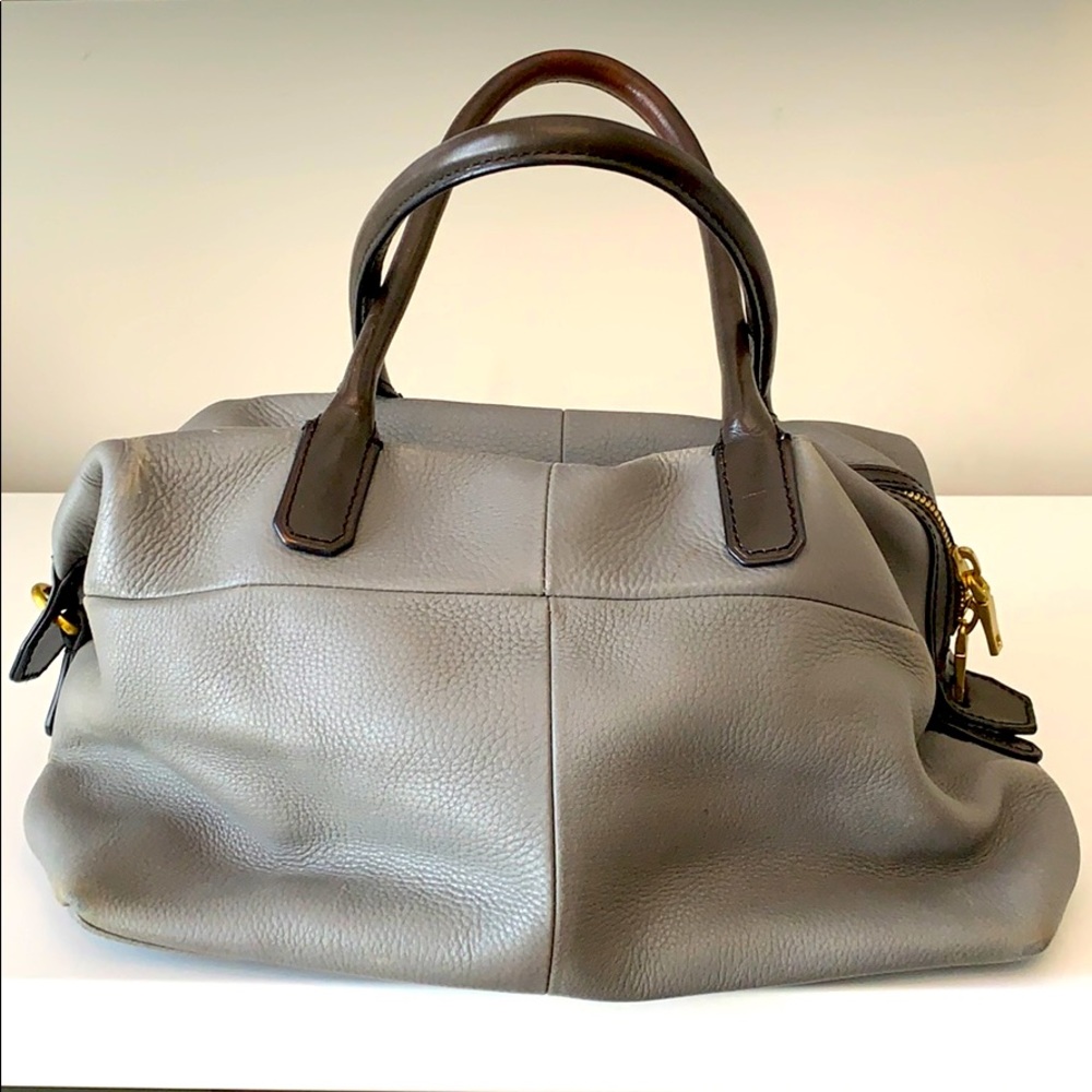 Grey J Crew bag